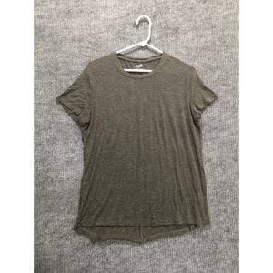 Avia Women's Green Active Crewneck Pullover Short Sleeves Casual T-Shirt Size M